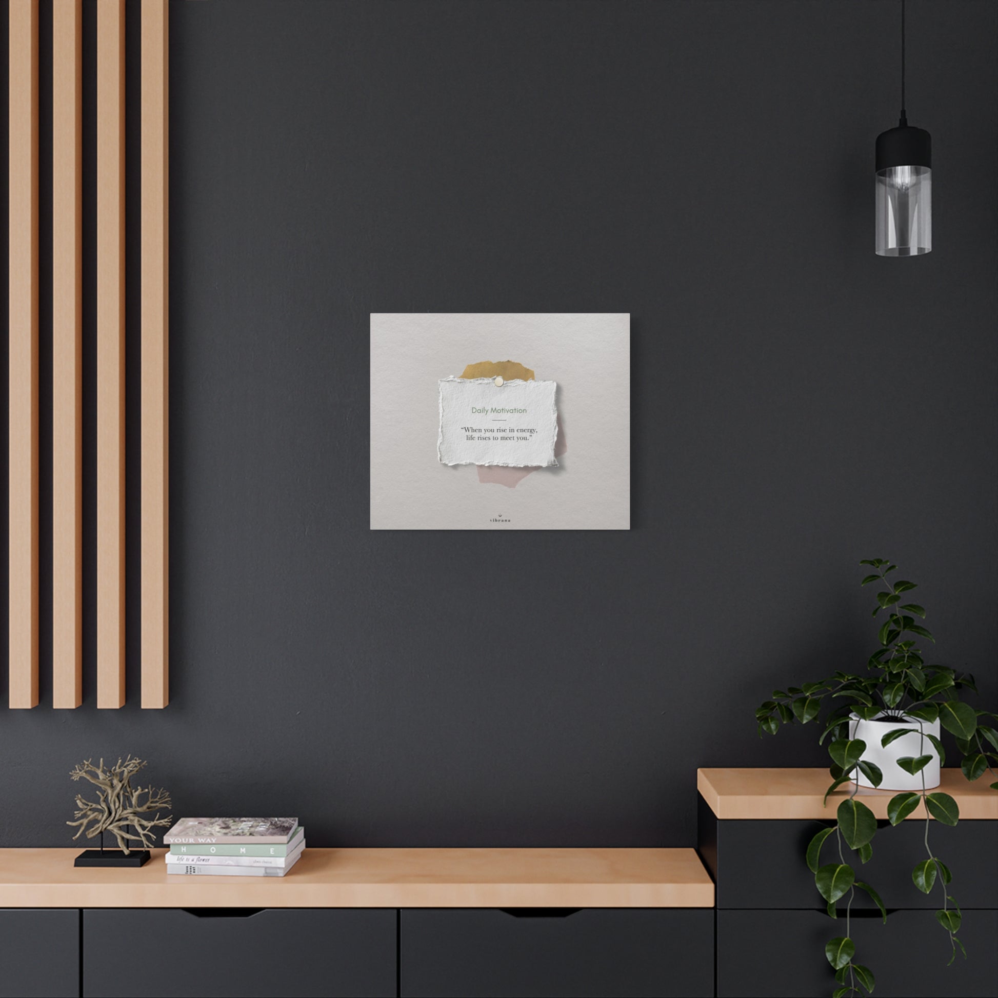 Rise in Energy Matte Canvas