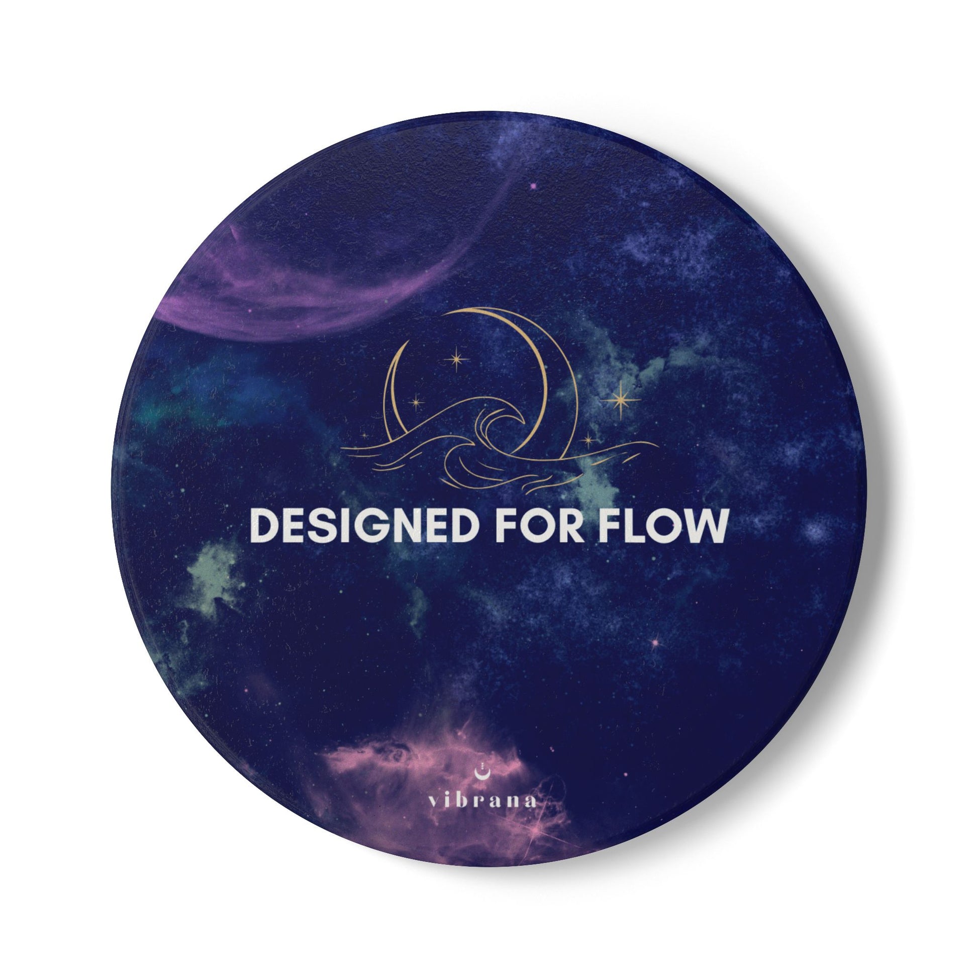 Designed For Flow Ceramic Coaster