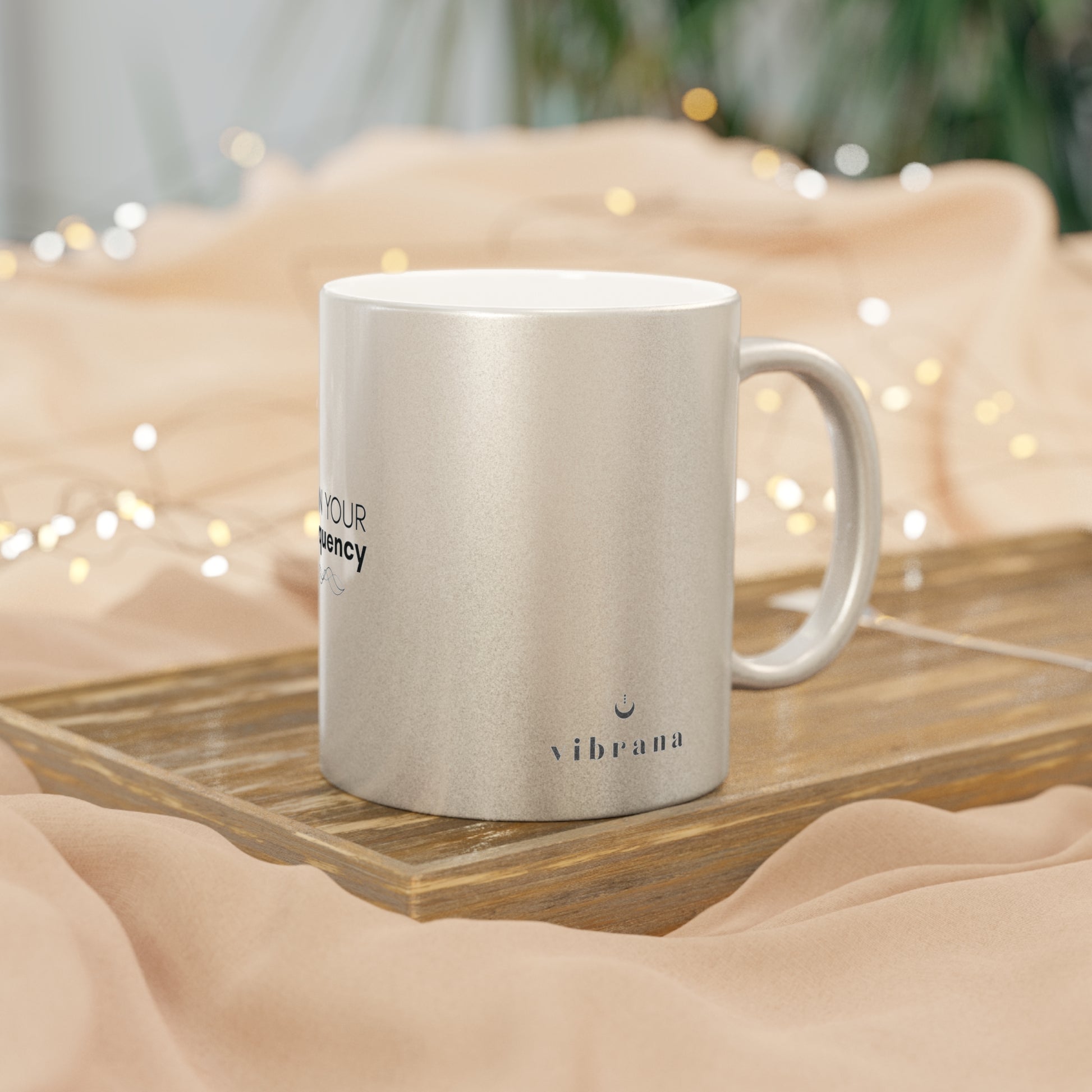 Own Your Frequency Metallic Mug