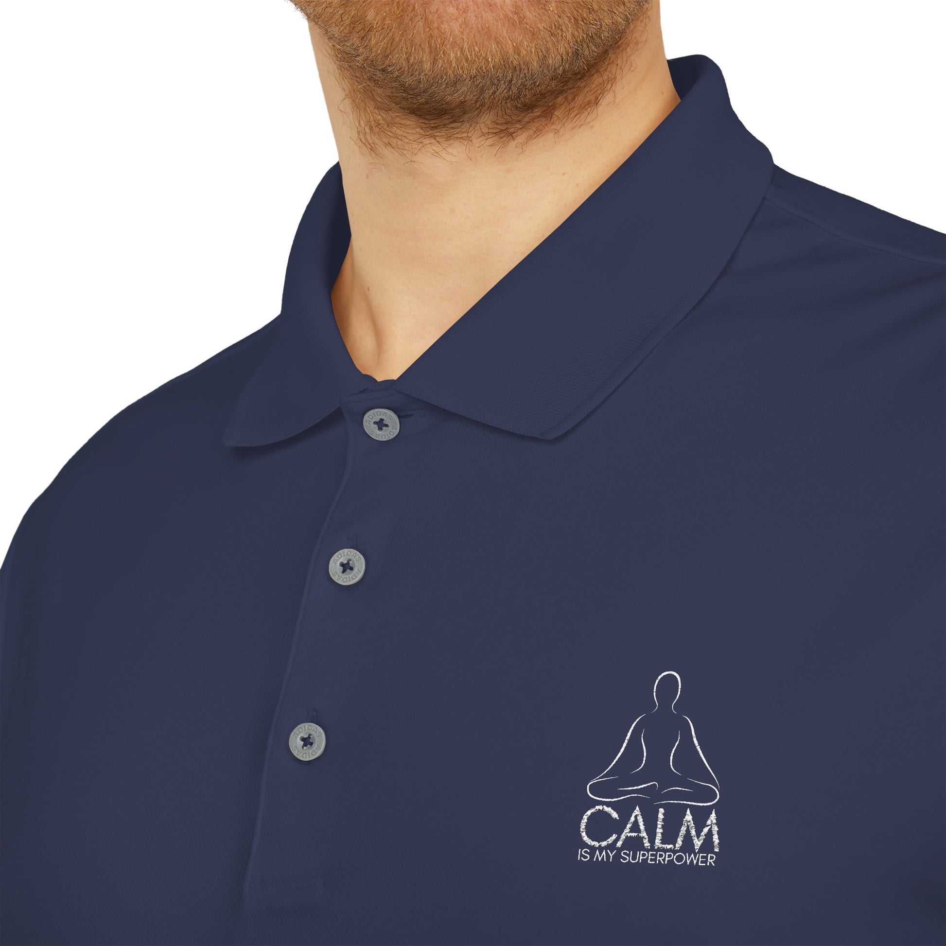 adidas Calm Is My Superpower Unisex Performance Polo