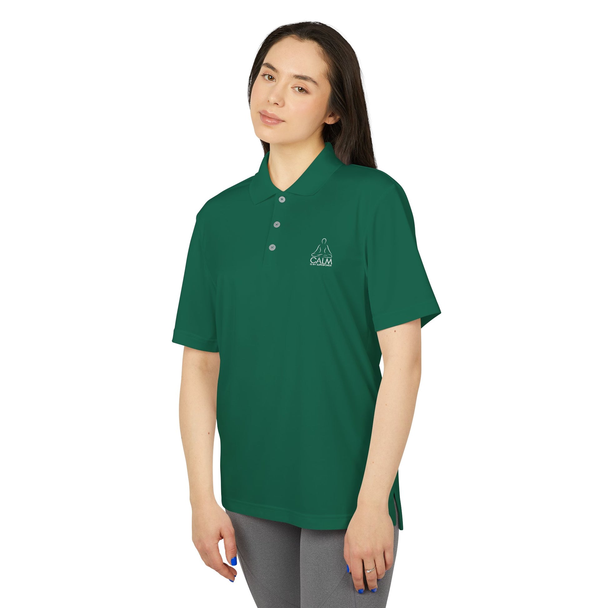 adidas Calm Is My Superpower Unisex Performance Polo