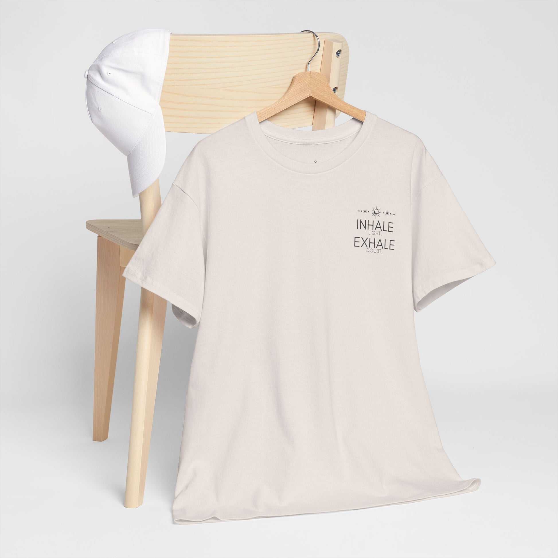 Inhale Light Exhale Doubt Heavy Cotton Tee