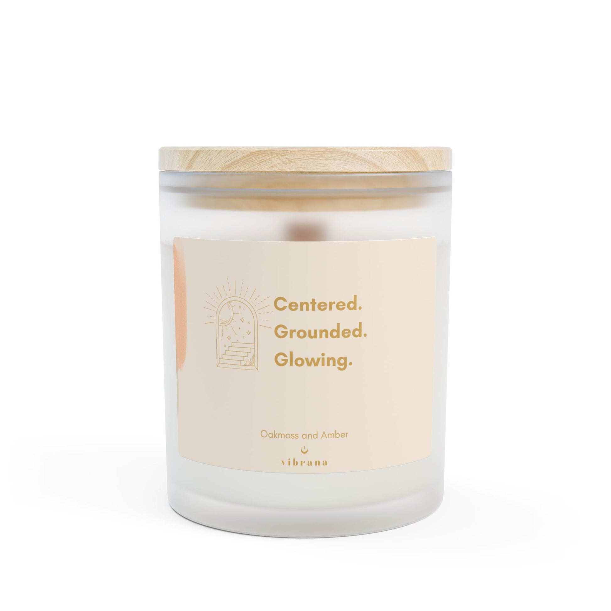 Serene Frosted Glass Candle