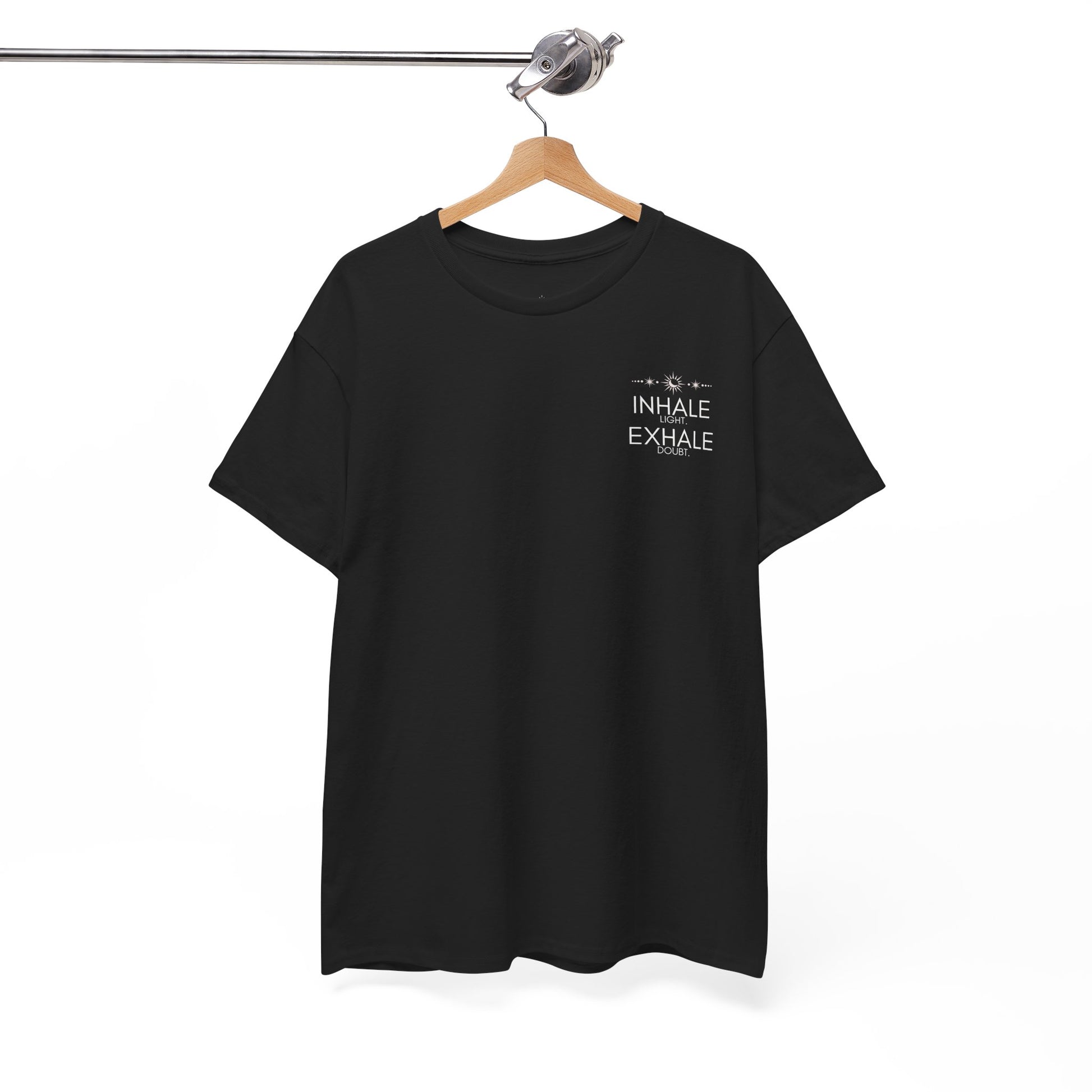 Inhale Light Exhale Doubt Heavy Cotton Tee