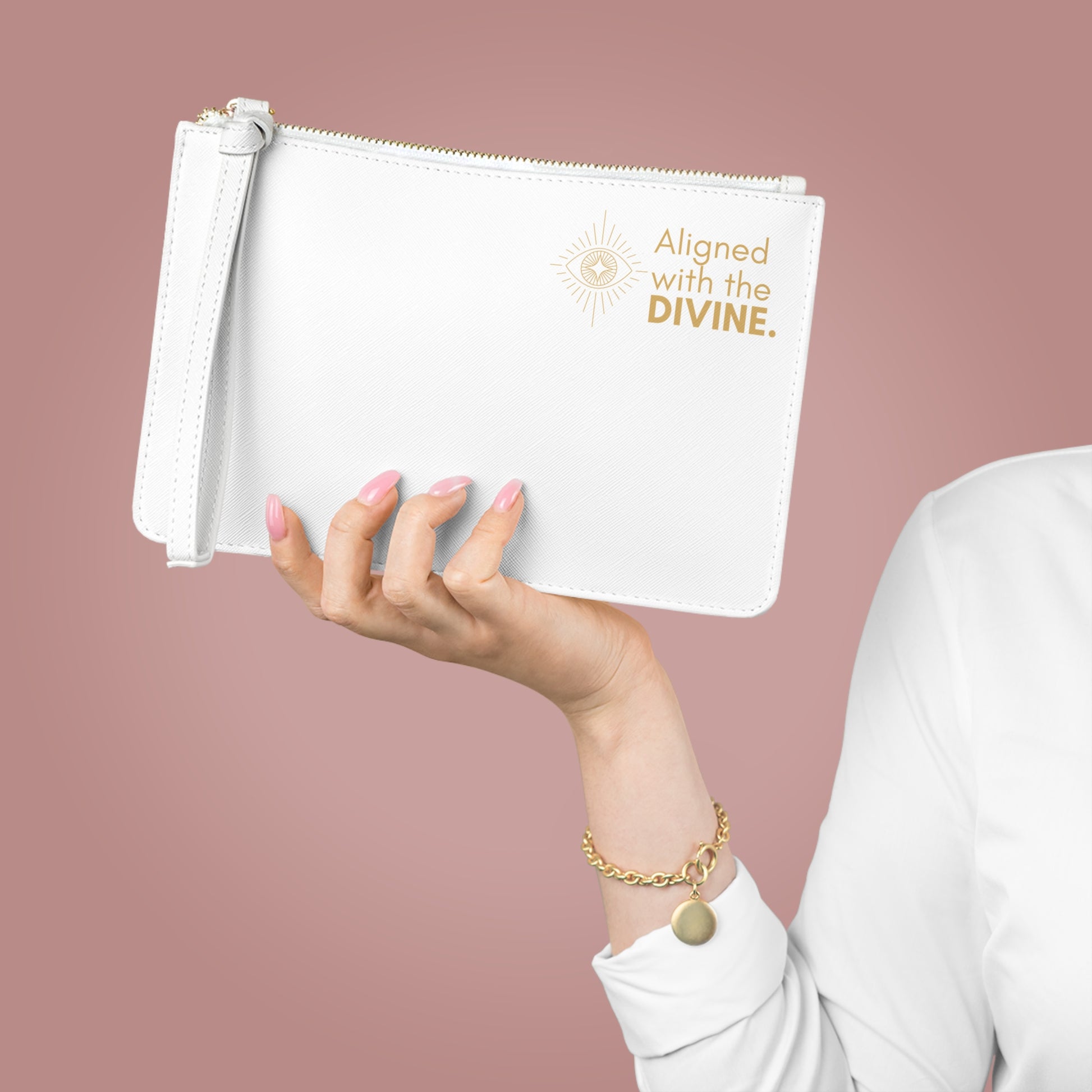 Aligned With The Divine Clutch Bag