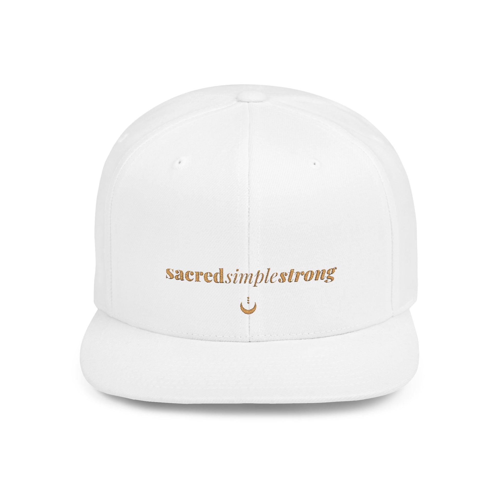 Sacred Simple Strong Snapback Hat