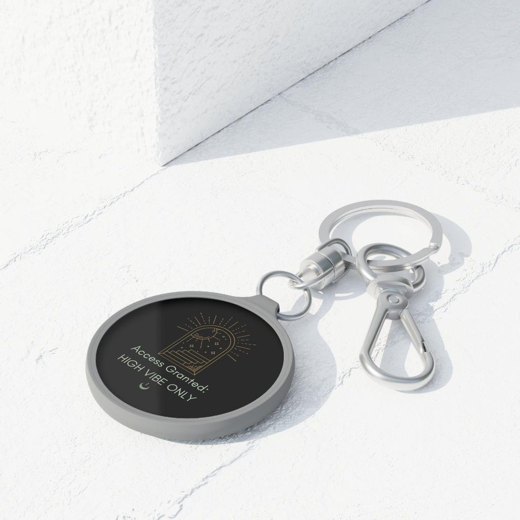 High Vibe Only Keyring
