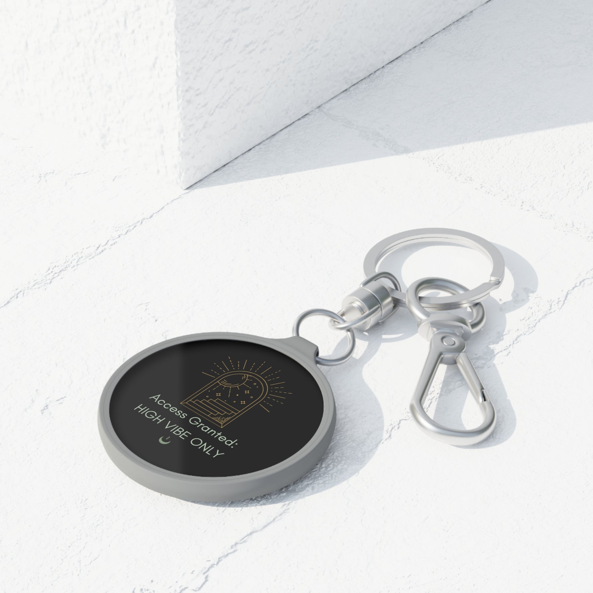High Vibe Only Keyring