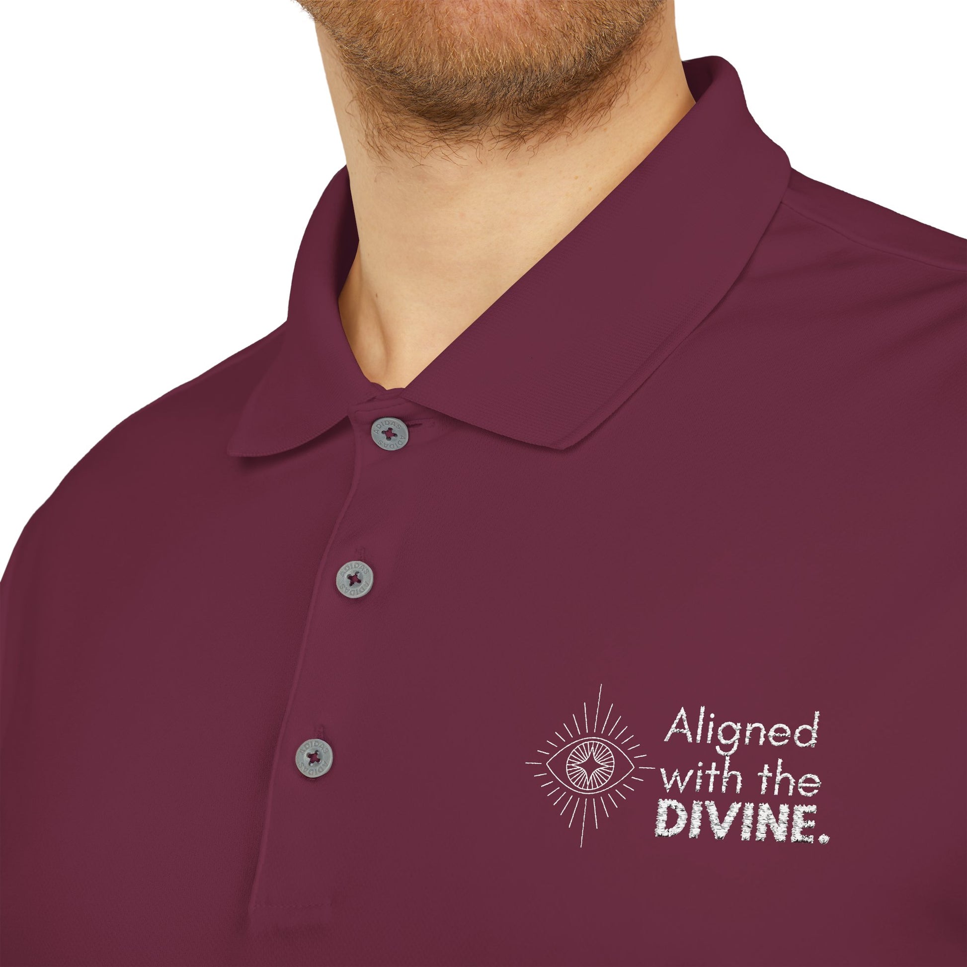 adidas Aligned with the Divine Unisex Performace Polo