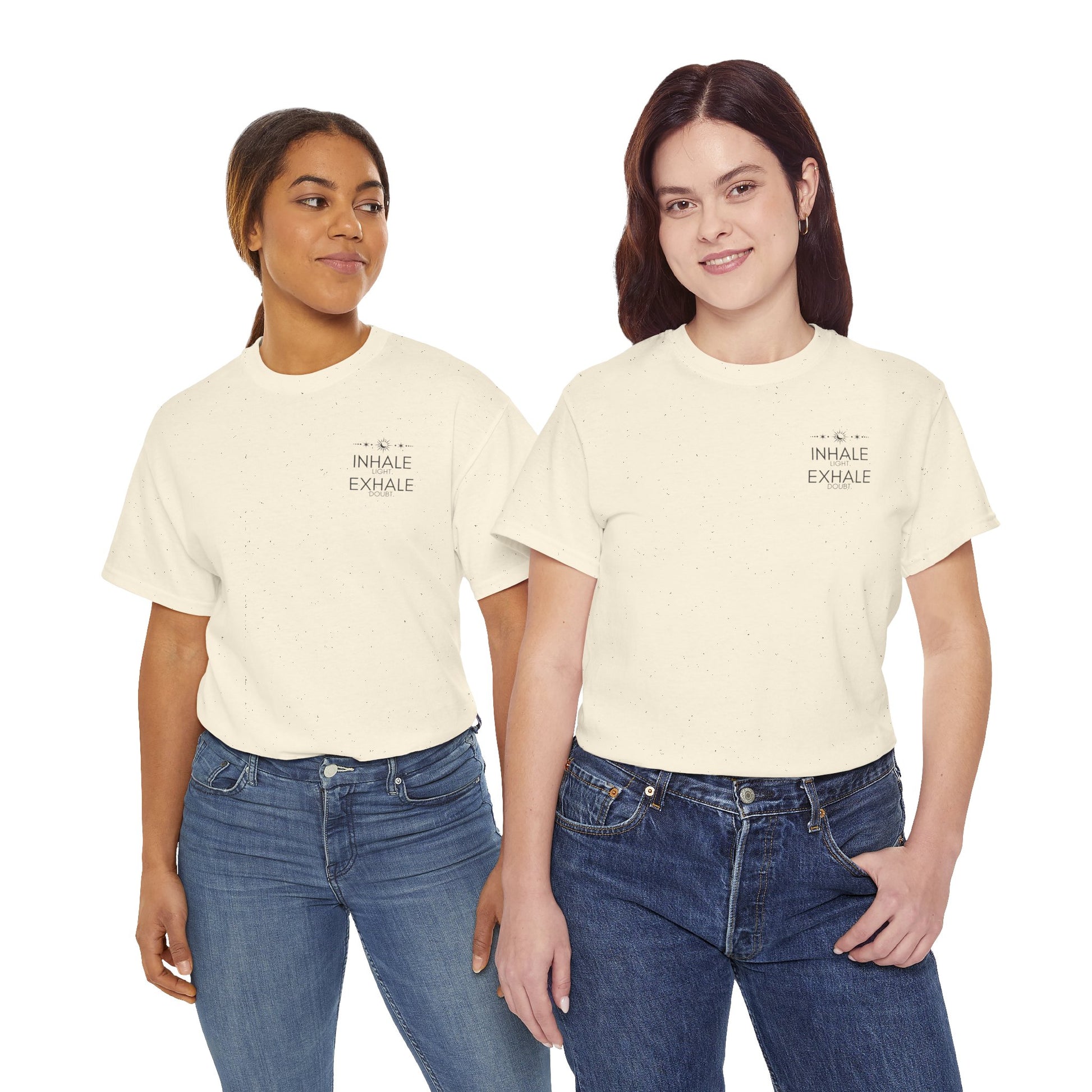 Inhale Light Exhale Doubt Heavy Cotton Tee