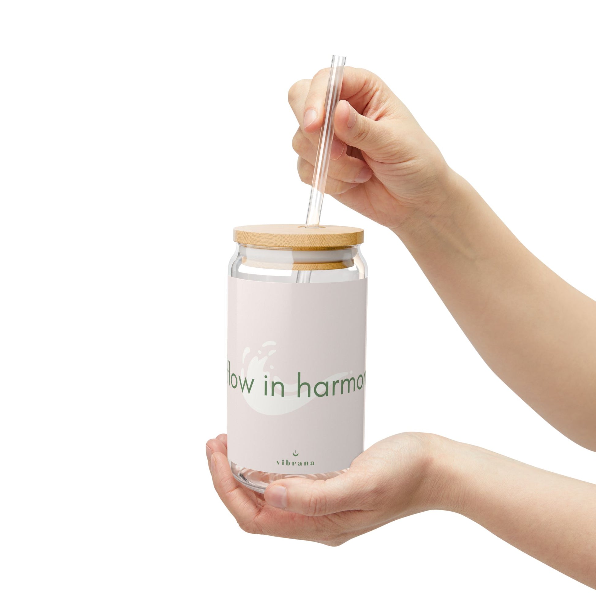 I Flow in Harmony Sipper Glass