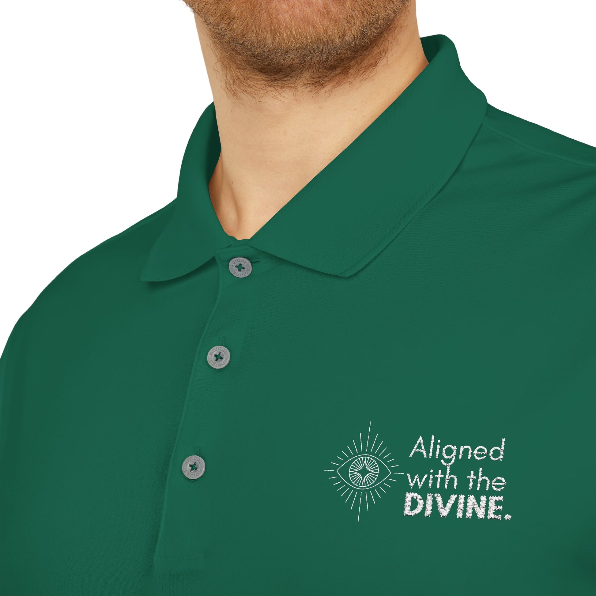 adidas Aligned with the Divine Unisex Performace Polo