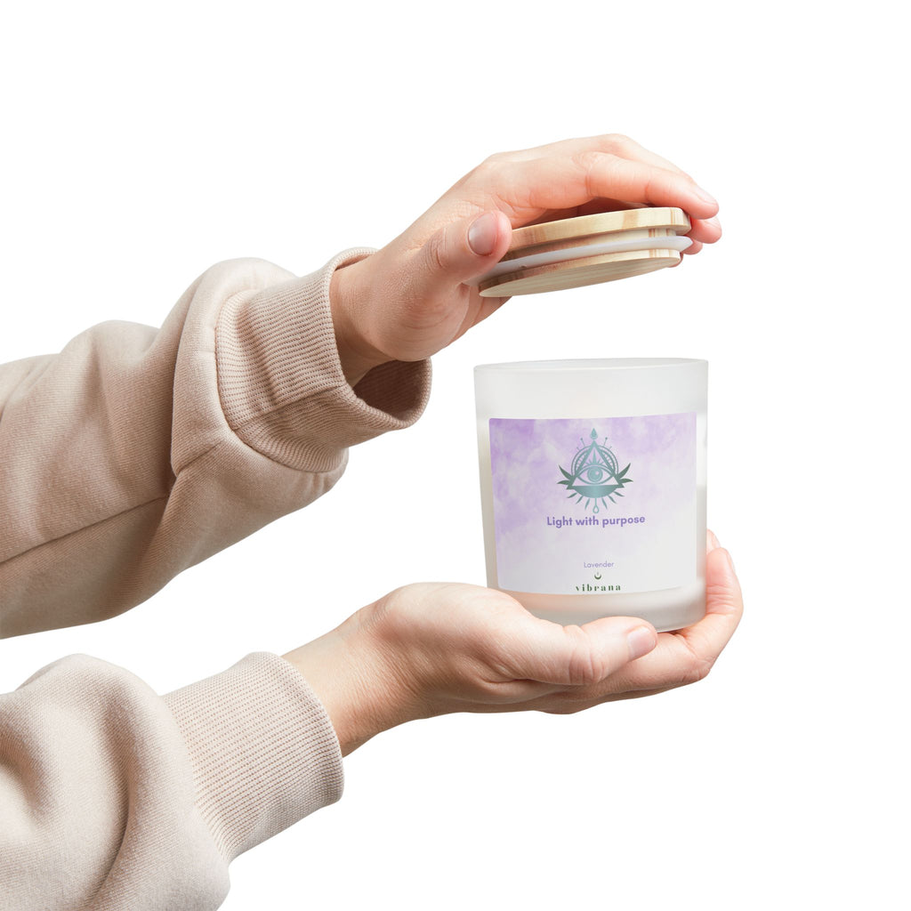 Light with Purpose Frosted Glass Candle