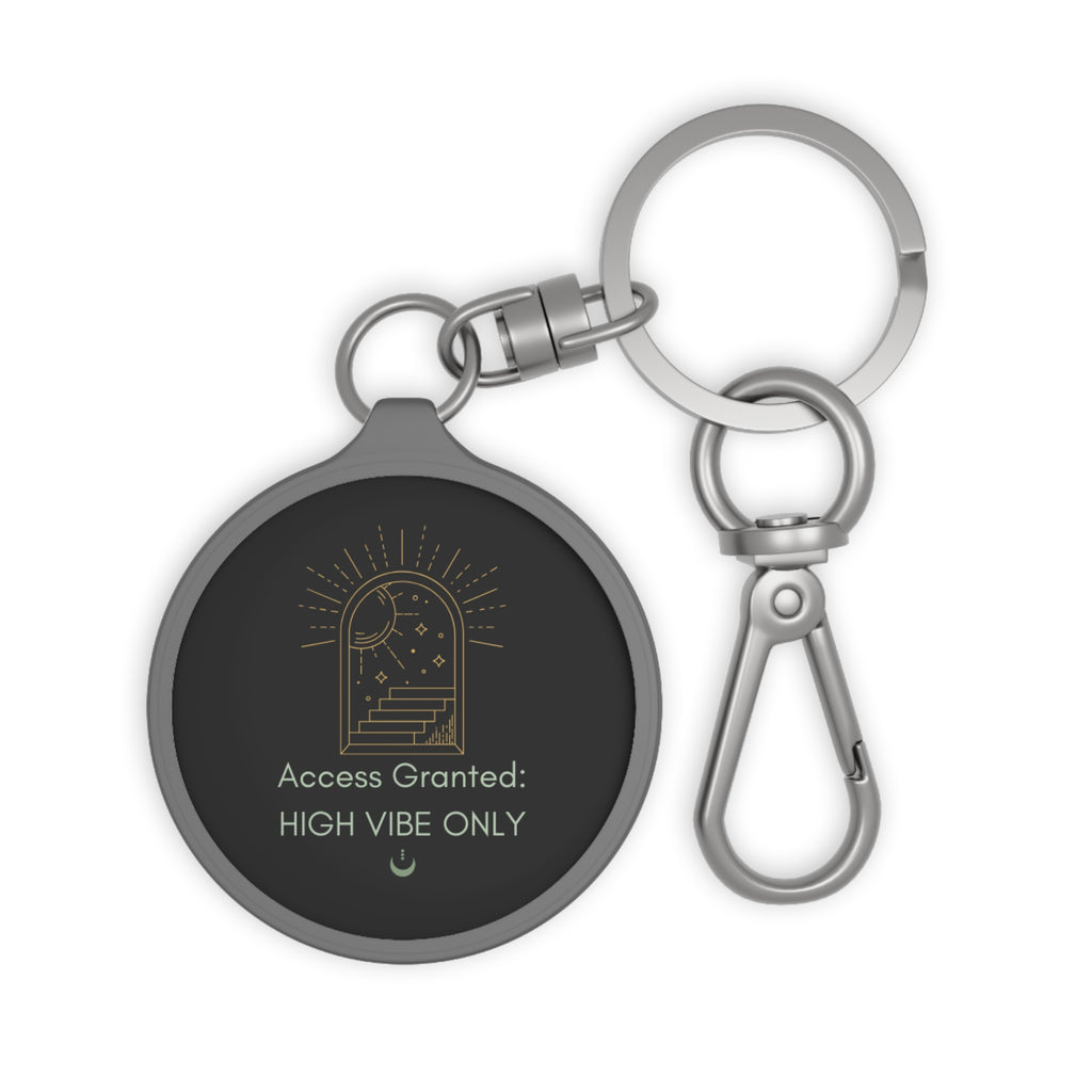 High Vibe Only Keyring
