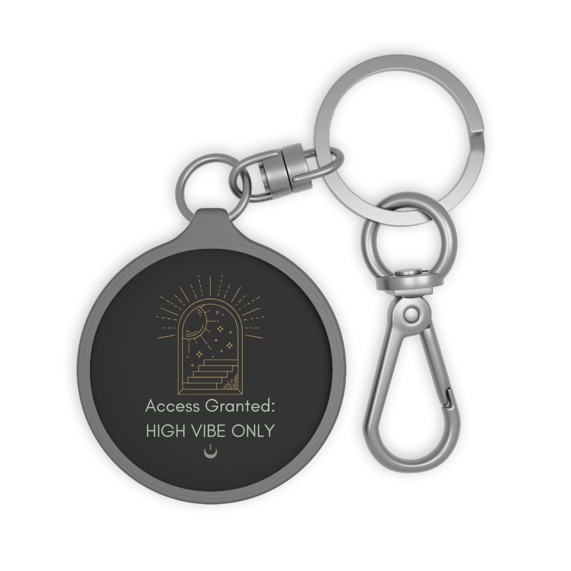 High Vibe Only Keyring