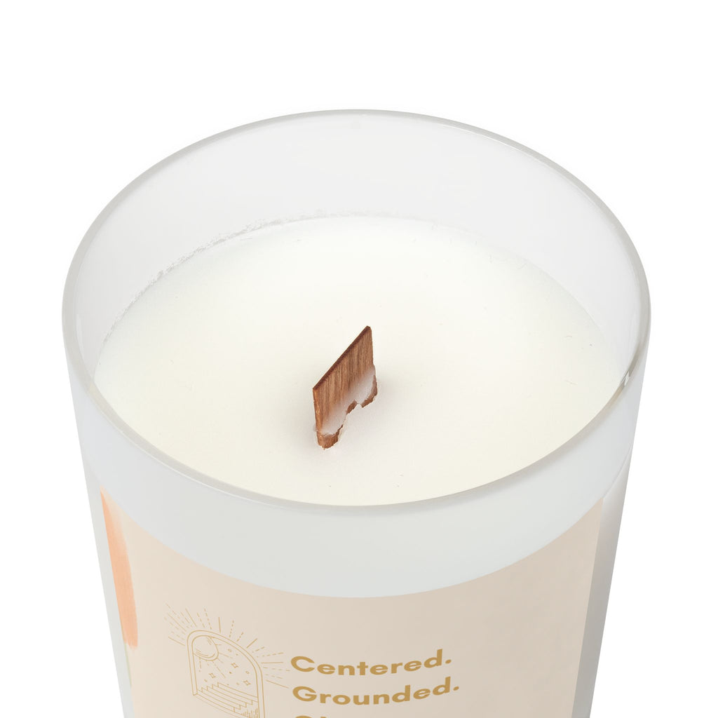 Serene Frosted Glass Candle