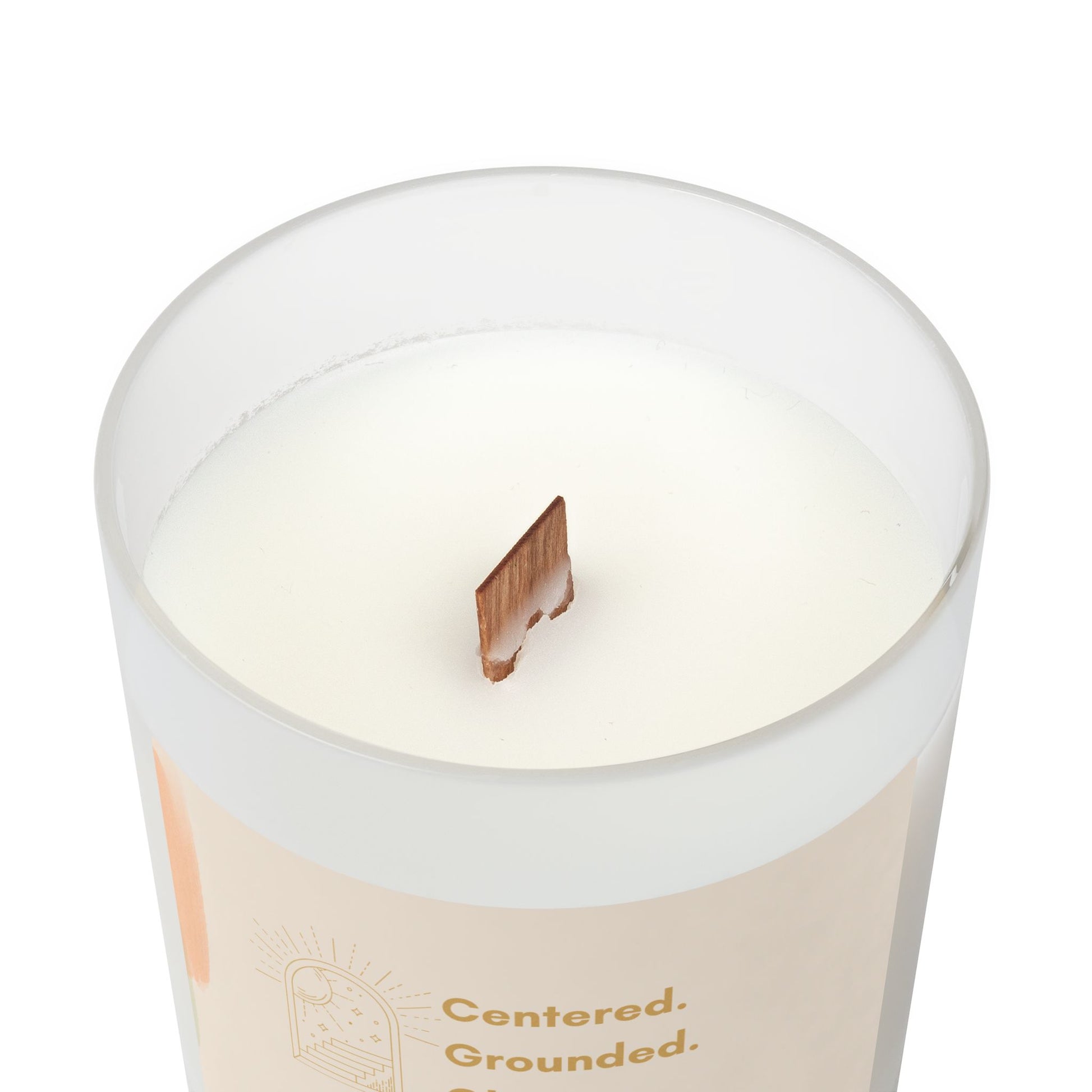 Serene Frosted Glass Candle