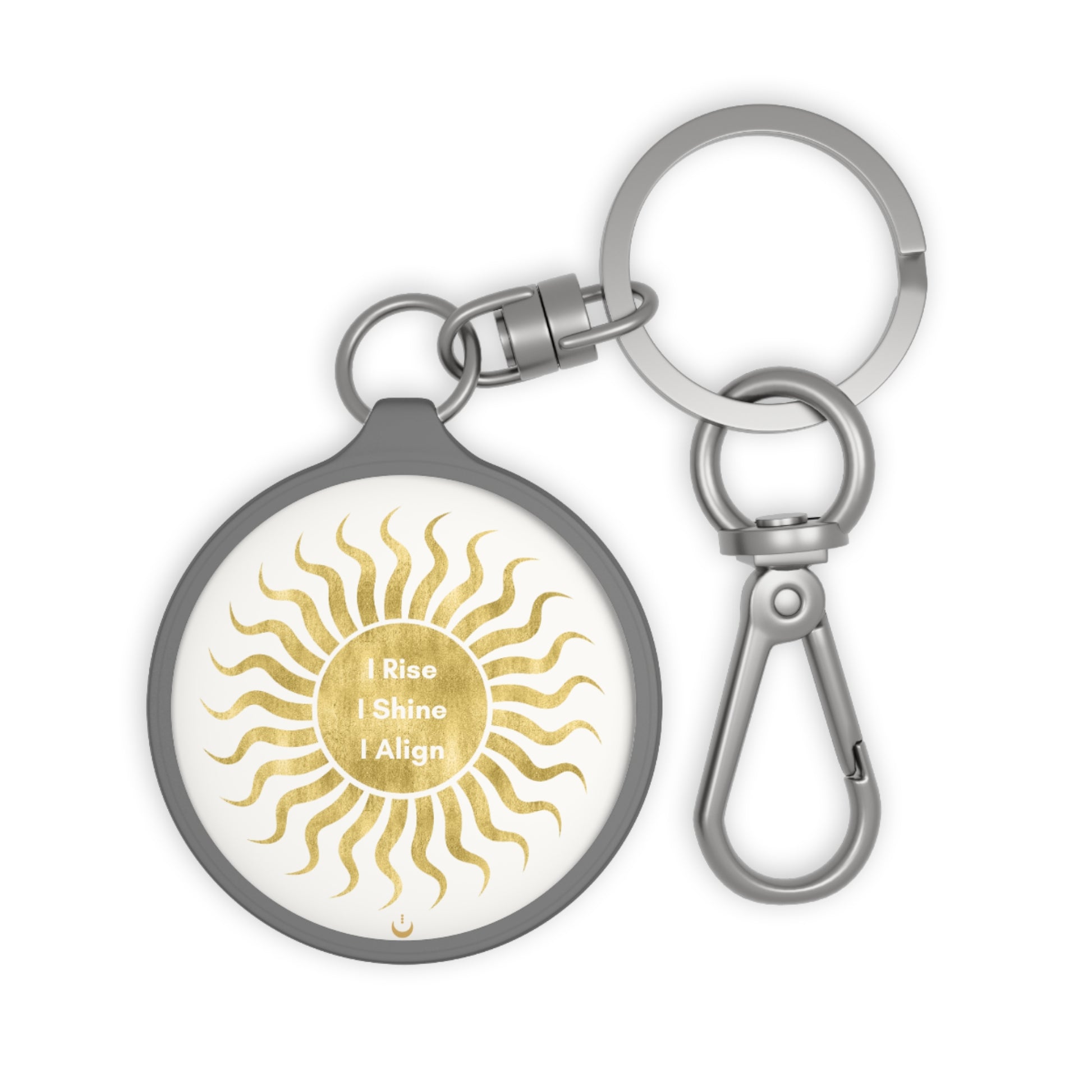 I Rise I Shine I Align Keychain