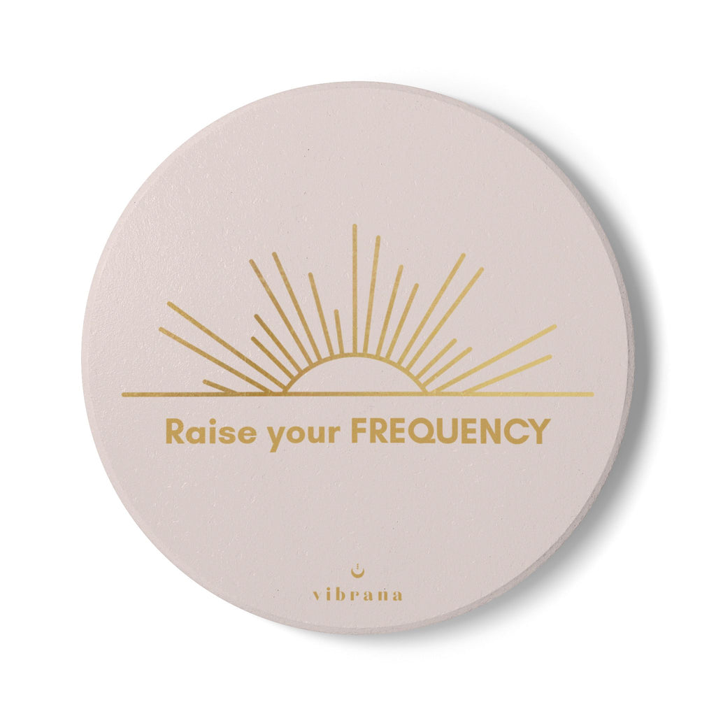 Raise Your Frequency Ceramic Coaster
